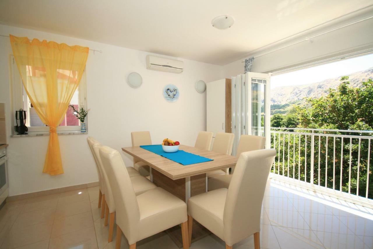 Apartment Mimoza 5, Baska, Krk Baška Exterior foto